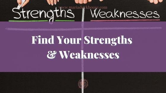 5 Effective Steps to Find Your Strengths & Weaknesses | Soulfully Maria #alt_tag