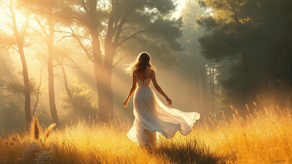 How to Reconnect with Your True Self Through Soulful Self-Expression | Soulfully Maria Woman smiling peacefully in nature, symbolizing joy through self-discovery and authentic living