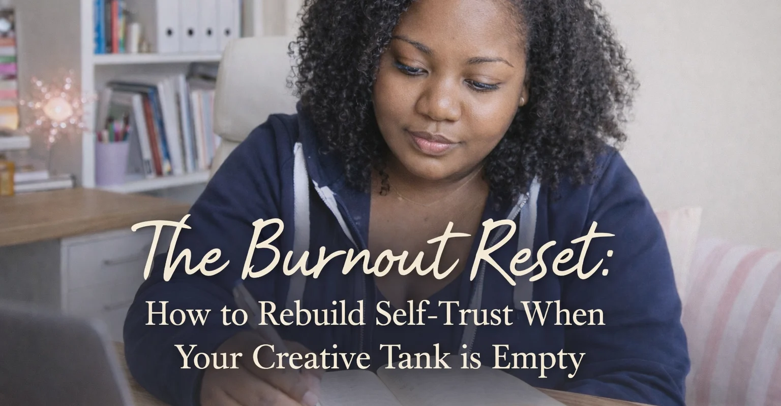 The Burnout Reset: How to Rebuild Self-Trust When Your Creative Tank is Empty | Soulfully Maria %alt%