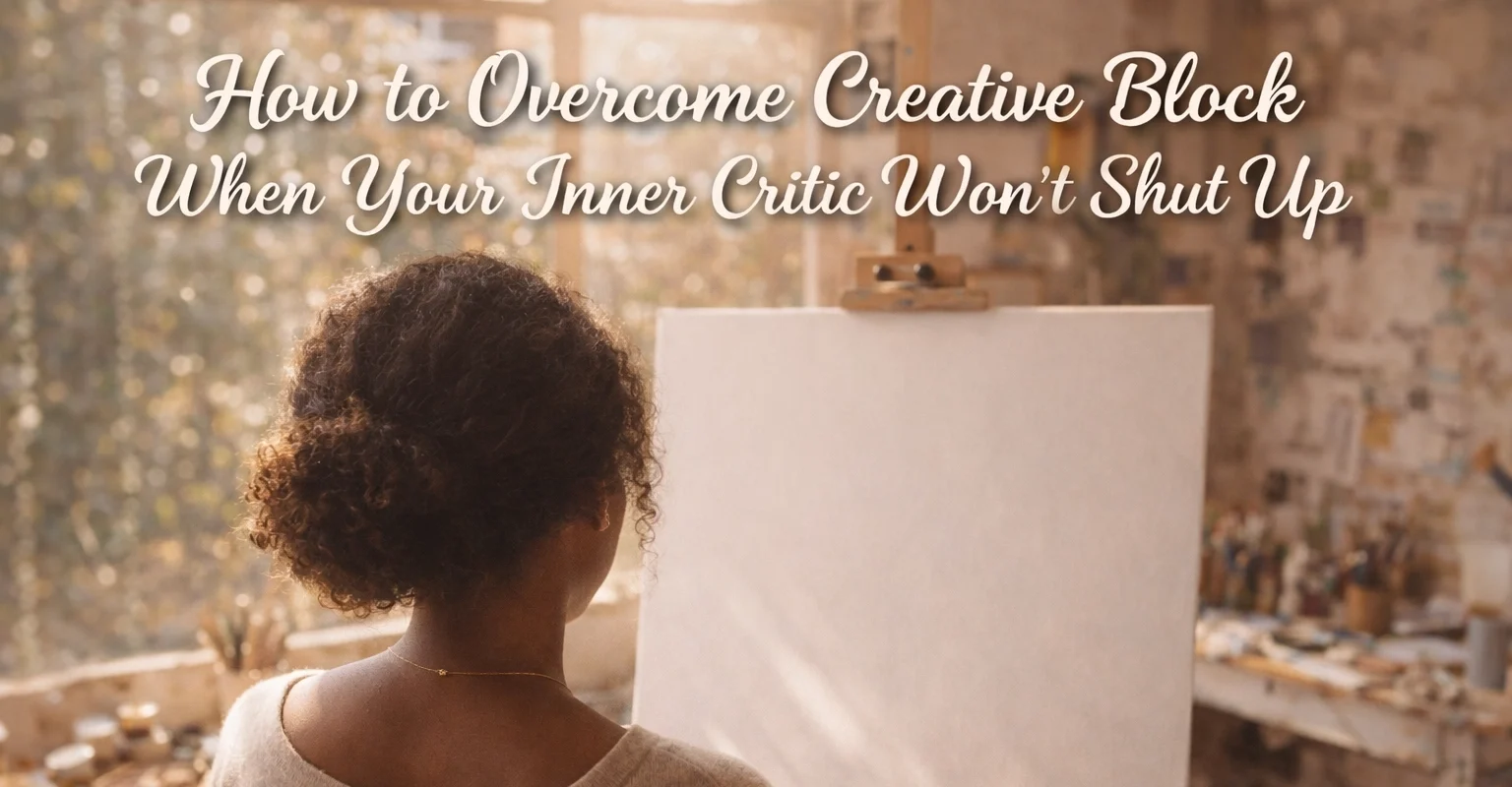 How to Overcome Creative Block When Your Inner Critic Won't Shut Up | Soulfully Maria Overcome-Creative-Block