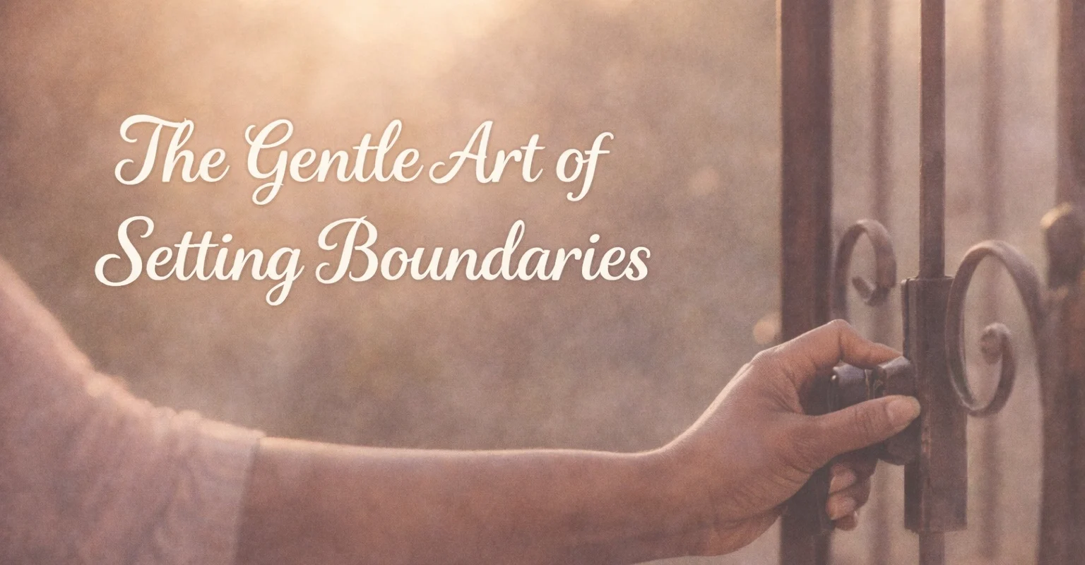 Gentle Art of Setting Boundaries (When You’re a Recovering People-Pleaser) | Soulfully Maria %alt%