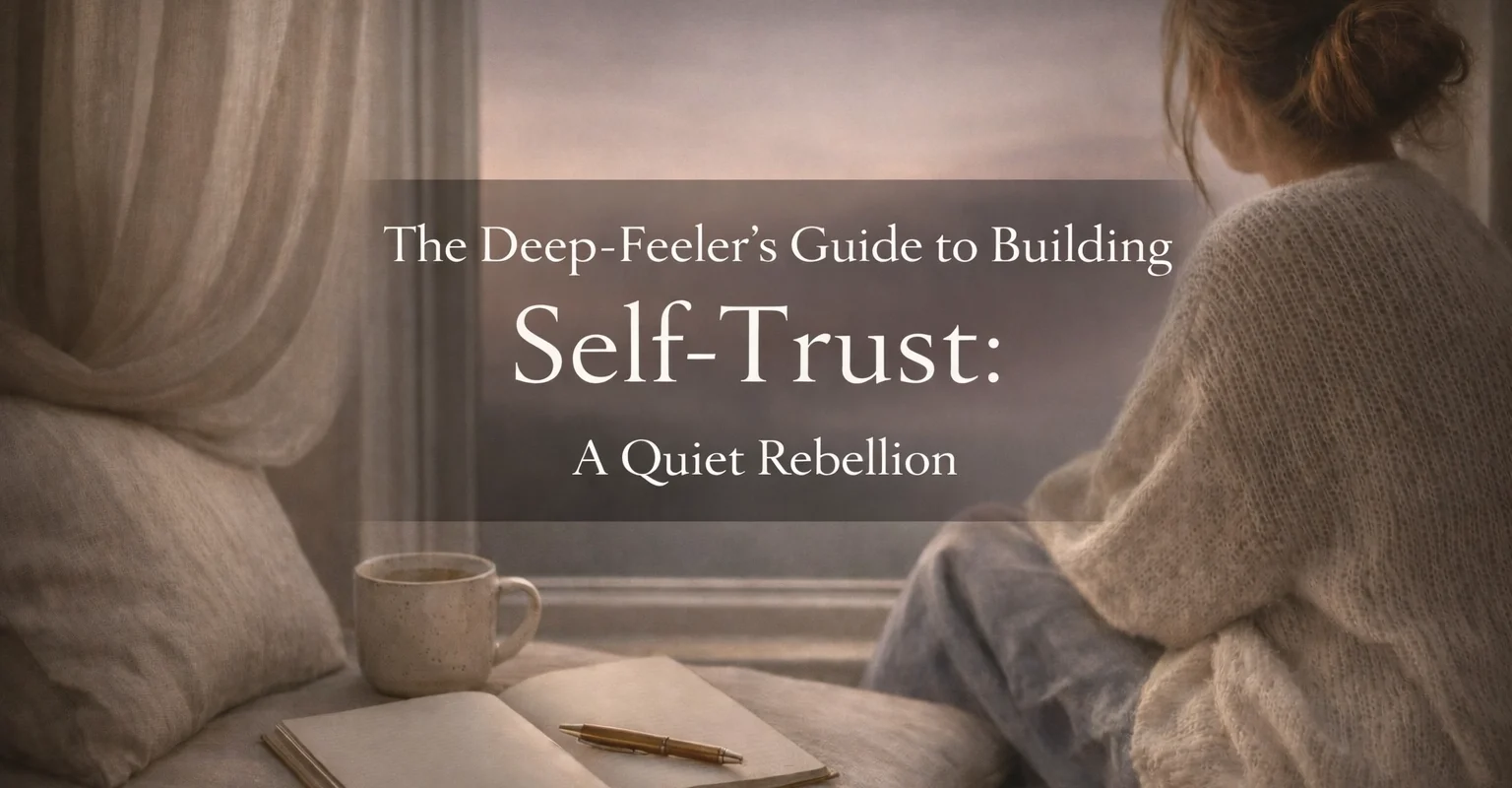 How to Build Self-Trust as a Sensitive, Overthinking Woman | Soulfully Maria %alt%