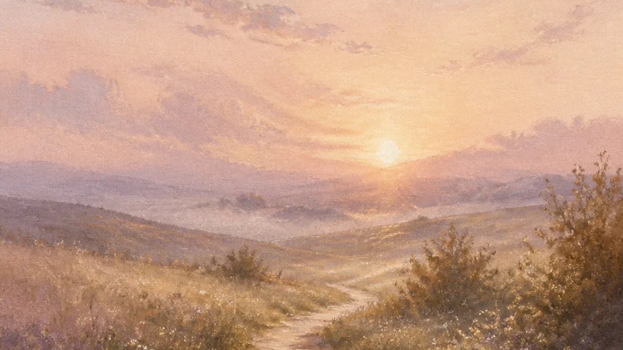The Ultimate Guide to Self-Trust: Reconnect with Your Inner Voice | Soulfully Maria A peaceful, atmospheric landscape representing a journey back to the self