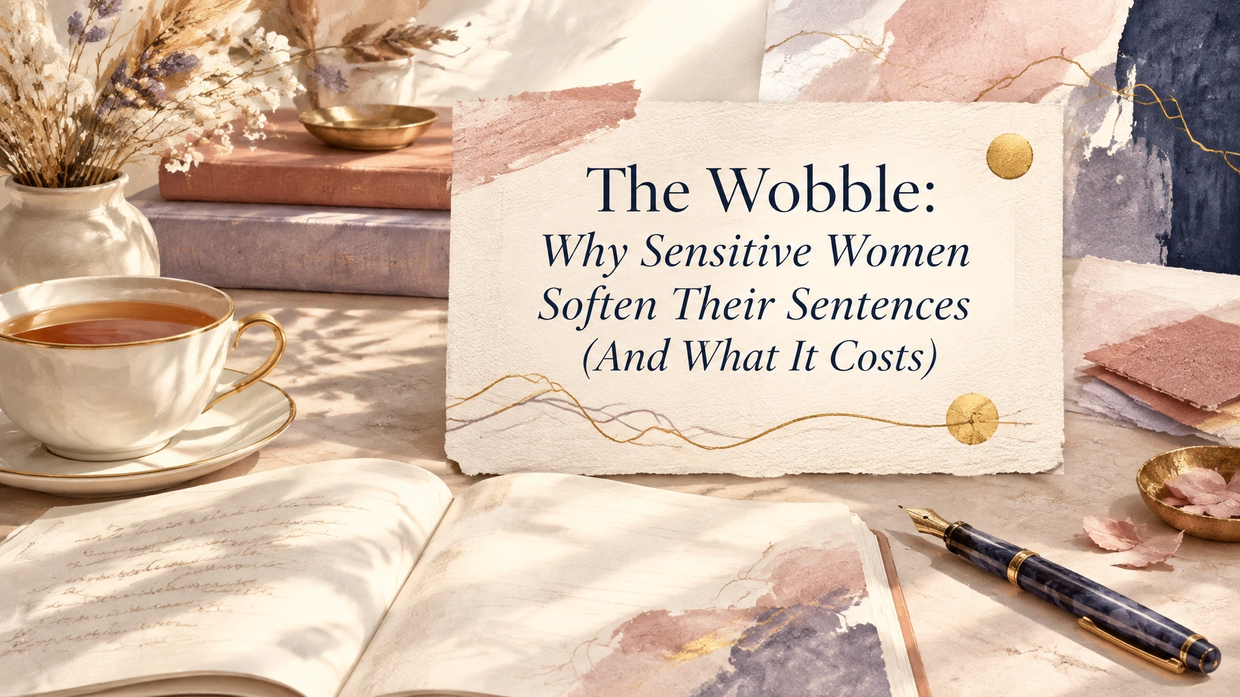 The Wobble: Why Sensitive Women Soften Their Sentences (And What It Costs) | Soulfully Maria %alt%